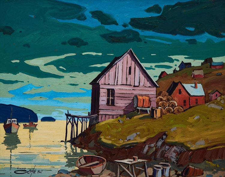 Artwork by Bruno Côté,  West Dover, Nova Scotia