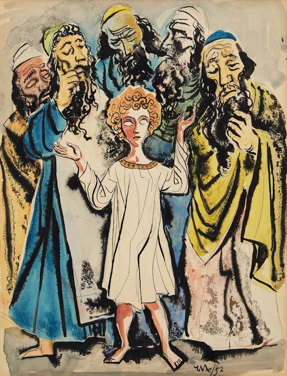 Artwork by William Hodd McElcheran, Untitled (The Gathering)