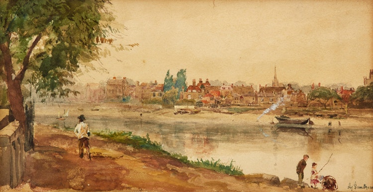 Artwork by Henry Sandham, Untitled (Afternoon Stroll)