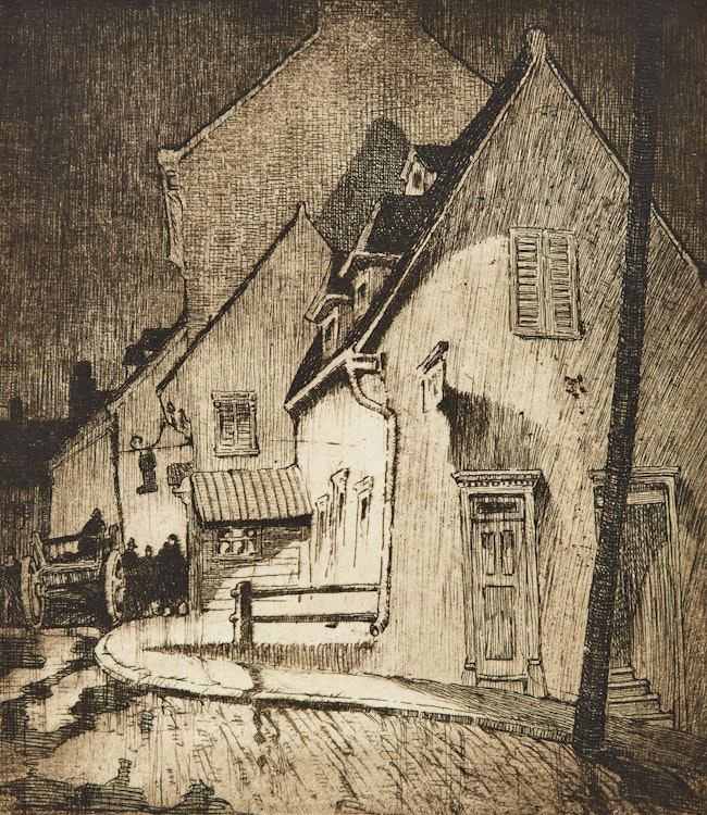 Artwork by Stanley Francis Turner, Montcalm House, Quebec