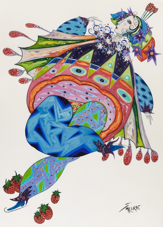 Artwork by Toller Cranston, Untitled, Strawberry Collection