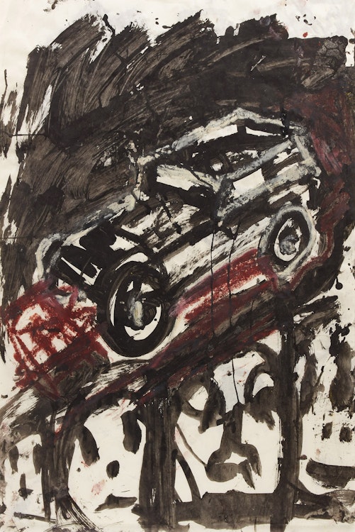 Artwork by John Scott,  Untitled (Car)