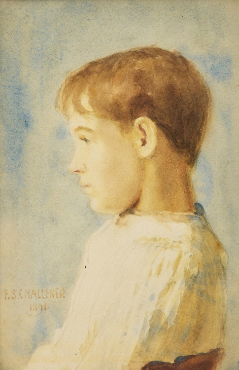 Artwork by Frederick Sproston Challener, Portrait of a Boy