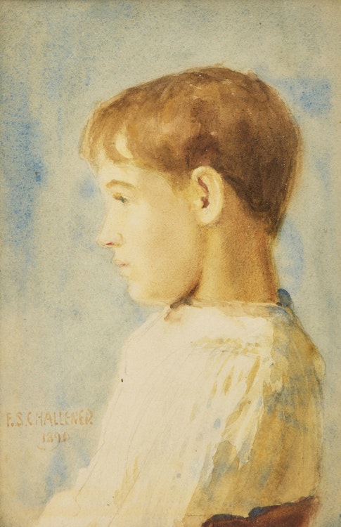 Artwork by Frederick Sproston Challener,  Portrait of a Boy