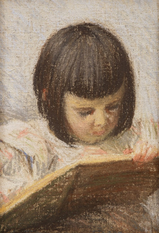 Artwork by George Agnew Reid,  Portrait of Dorothy 