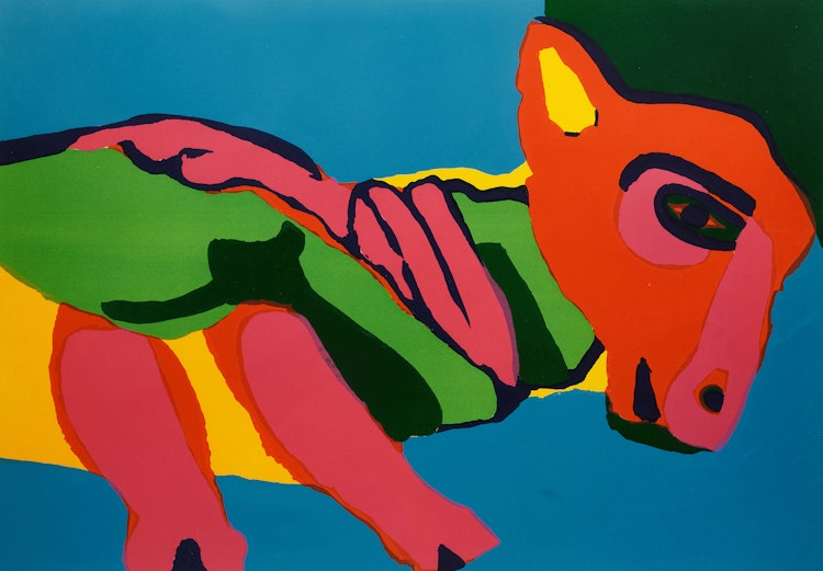 Artwork by Karel Appel, Donkey