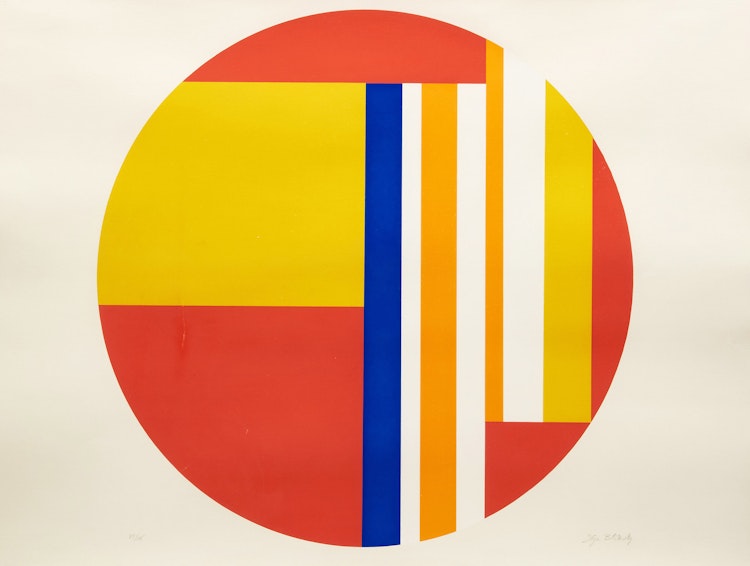 Artwork by Ilya Bolotowsky, Multicoloured Tondo