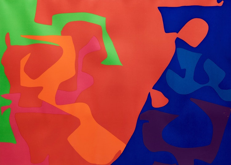 Artwork by Patrick Heron, January 1973: 5