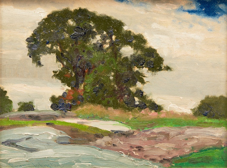 Artwork by Frank Hans Johnston, Grey Rocks - Parry Sound