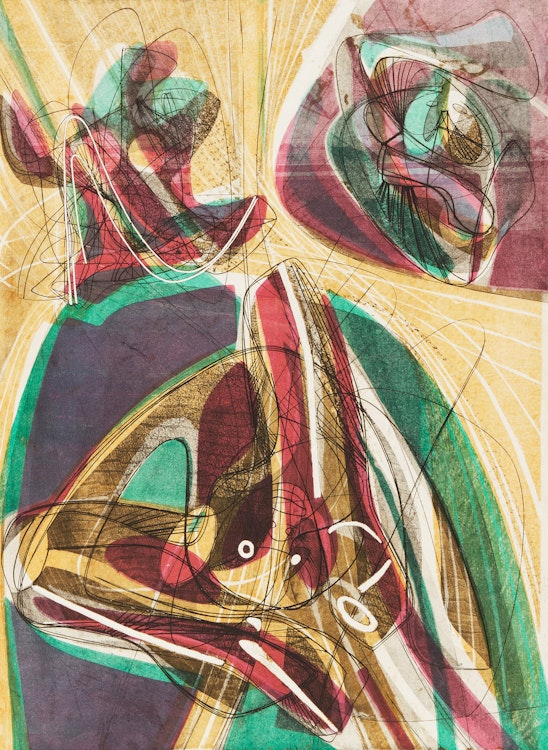 Artwork by Stanley William Hayter, Day & Night