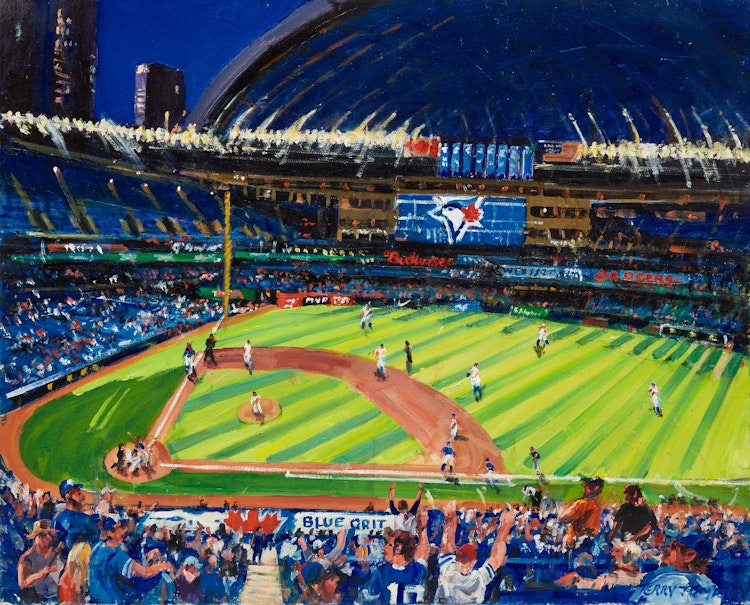 Artwork by Terry Tomalty, Blue Grit, Toronto