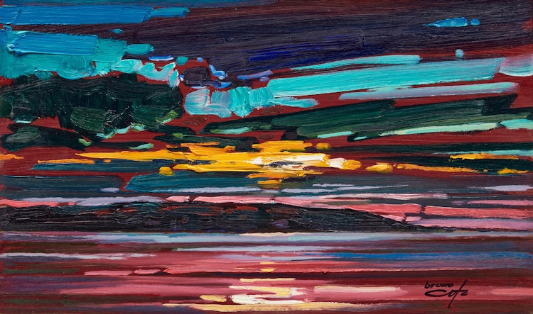 Artwork by Bruno Côté, Ile aux coudres