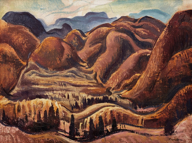 Artwork by Lawrence Arthur Colley Panton, Untitled (Mountain Landscape)