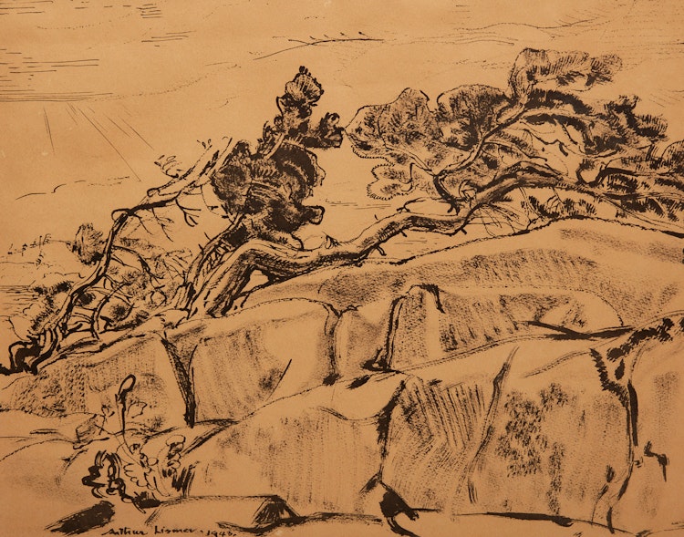 Artwork by Arthur Lismer, Georgian Bay