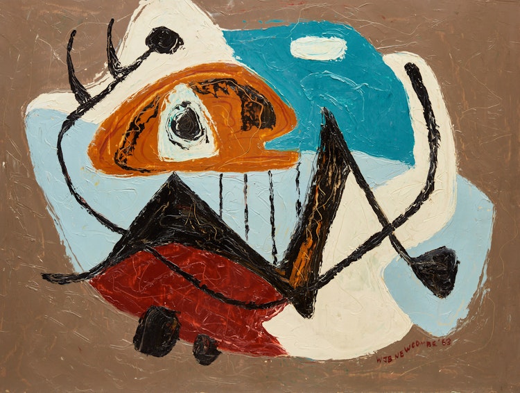 Artwork by William John Bertram Newcombe, Untitled Abstraction