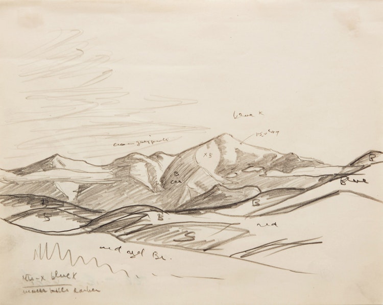 Artwork by Lawren Stewart Harris, White Mountains, New Hampshire, Book 3 - 14