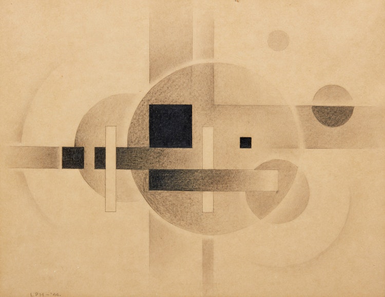 Artwork by Lawren Phillips Harris, Circles and Planes, No. 2