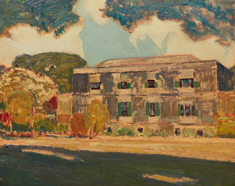 Artwork by James Edward Hervey MacDonald,  Old House in Barbados