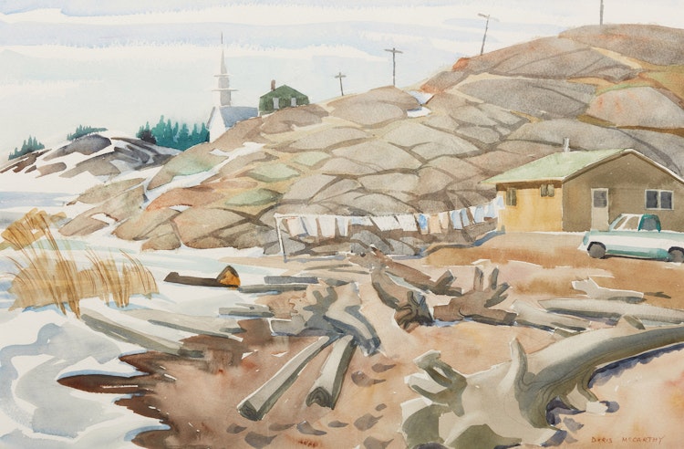 Artwork by Doris Jean McCarthy,  Fort Chipewyan