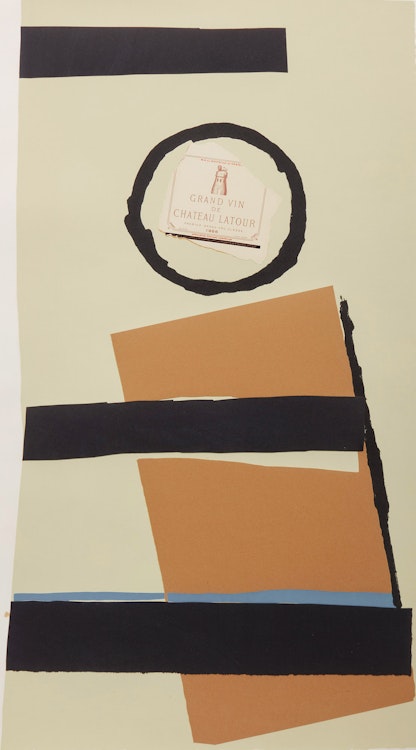 Artwork by Robert Motherwell,  Pauillac #1, from Summer Light Series (Belknap 119)