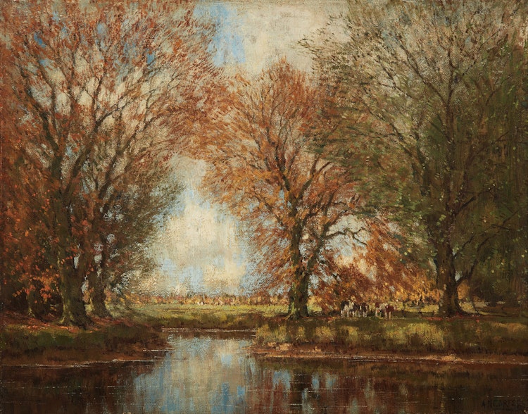 Artwork by Arnold Marc Gorter, Autumn Day near the Hague