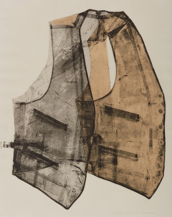 Artwork by Betty Roodish Goodwin, Vest Two