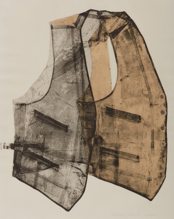 Artwork by Betty Roodish Goodwin,  Vest Two