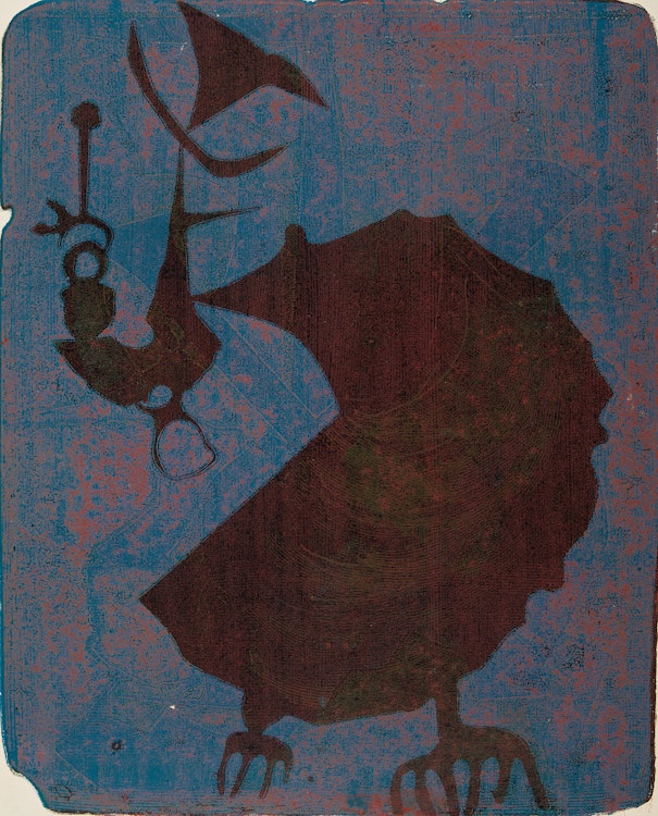 Artwork by Harold Barling Town, The Great Chicken Bites a Miró