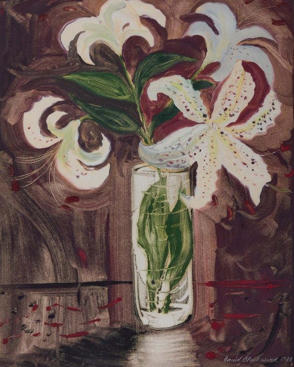 Artwork by David Lloyd Blackwood,  Regale Lillies