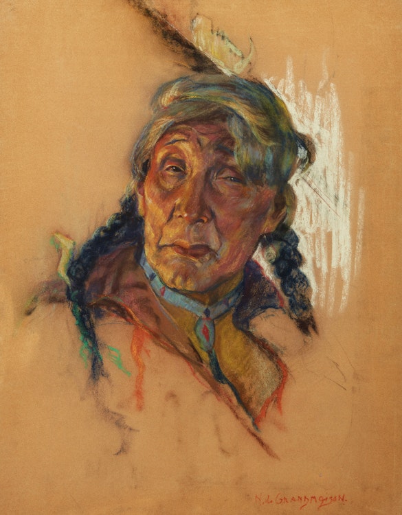 Artwork by Nicholas de Grandmaison, Untitled Portrait