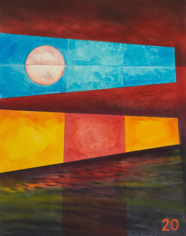 Artwork by David Lloyd Blackwood, Untitled, International Code Series