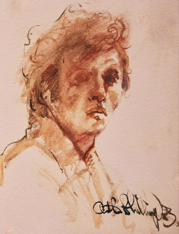 Artwork by Arthur Shilling,  Self-Portrait