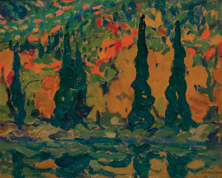 Artwork by Alexander Young Jackson, Morning, Agawa River, 1919