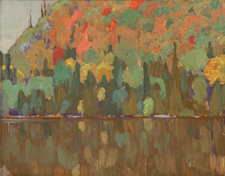 Artwork by Frank Hans Johnston, Sombre Reflections