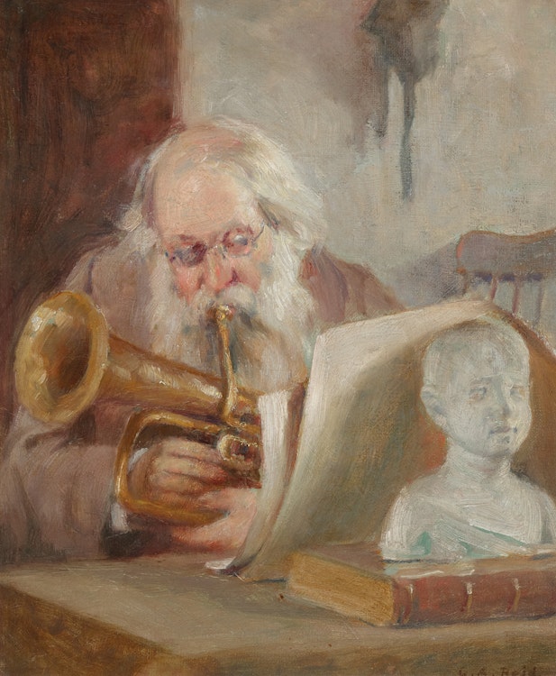 Artwork by George Agnew Reid, Practice