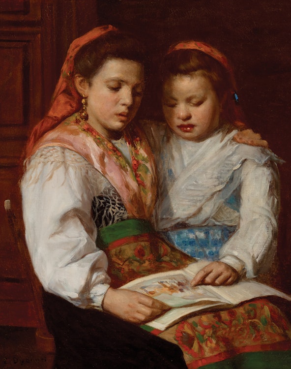 Artwork by Edmond Dyonnet, The Picture Book, 1909