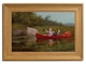 Thumbnail of Artwork by William Raphael, Throwing the Bait, River St. Charles, Quebec, 1895