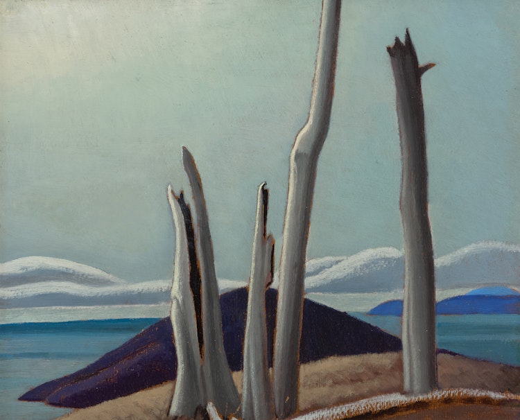 Artwork by Lawren Stewart Harris,  Lake Superior Sketch no. 3