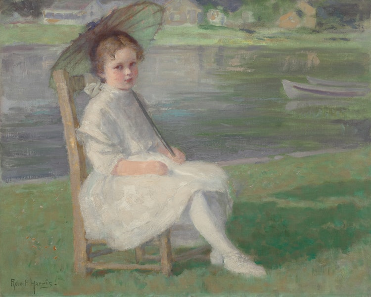 Artwork by Robert Harris,  The Skipper’s Daughter, 1908