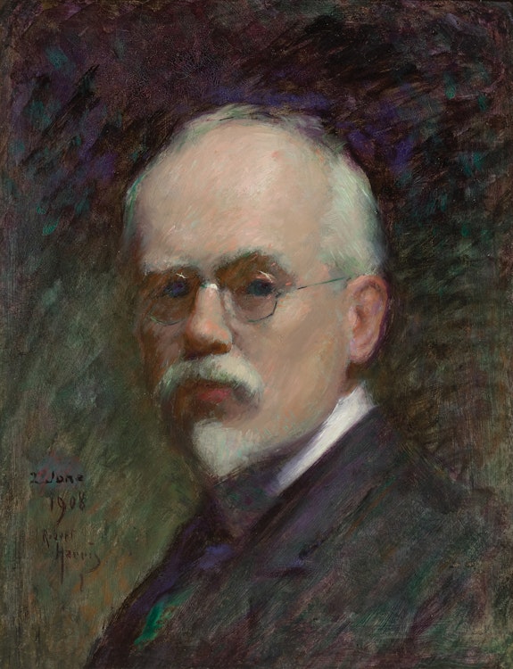Artwork by Robert Harris, Self-Portrait