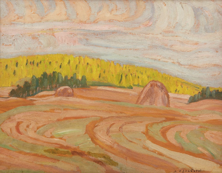 Artwork by Alexander Young Jackson, Near the Banks of the South Saskatchewan River, Alberta