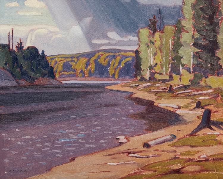 Artwork by Alfred Joseph Casson, Passing Storm