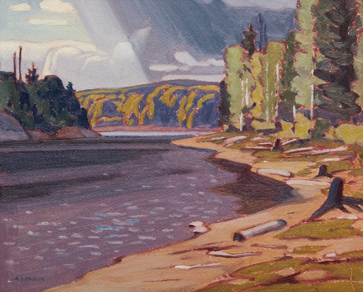 Artwork by Alfred Joseph Casson,  Passing Storm