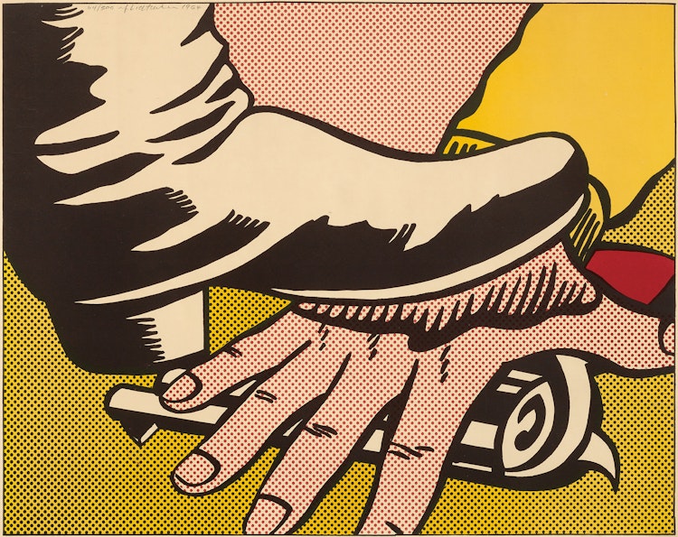 Artwork by Roy Lichtenstein, Foot and Hand (Corlett II.4)