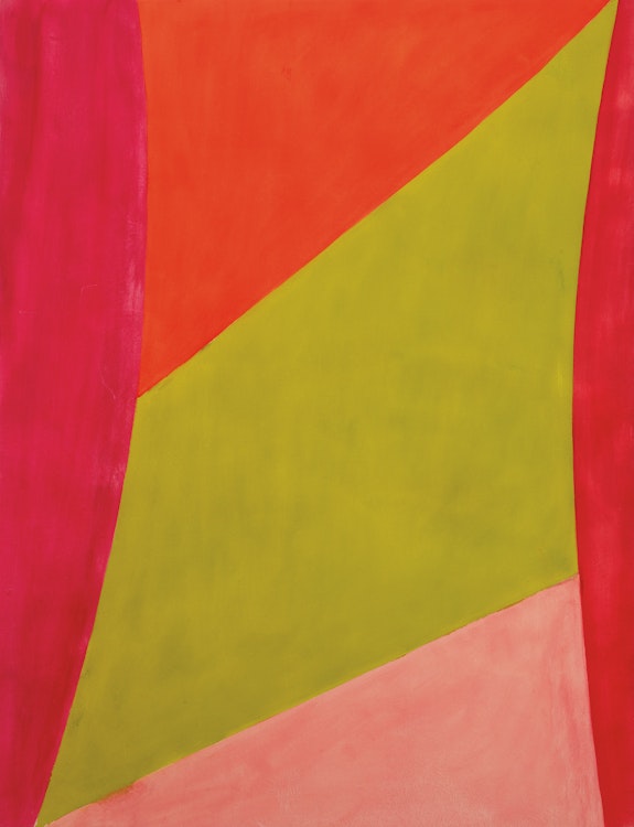 Artwork by Jack Hamilton Bush, Rose Red and Red, 1966
