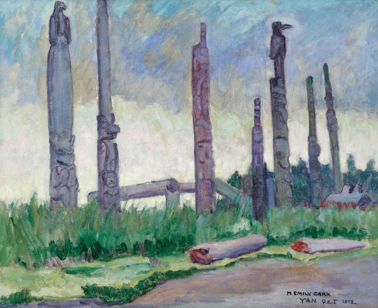 Artwork by Emily Carr, Yan, Q.C.I., 1912