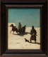 Thumbnail of Artwork by British School (Canada 1847-1848), The Captain of the day turning the Guard out, Main Guard Citadel, Quebec. William Thirwan “The Doctor” driving Chestnut Bobby
