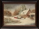 Thumbnail of Artwork by (Manner of) Cornelius Krieghoff, Winter in Laval Mountains near Quebec; Blocked in the Snow
