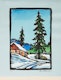 Thumbnail of Artwork by Muriel Stark, Cabin Among the Trees; Village in Winter; River in Winter