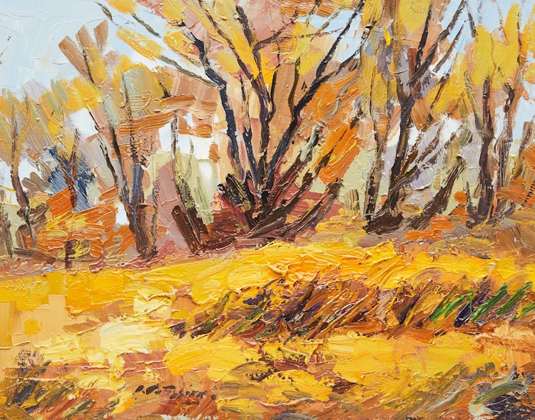 Artwork by Armand Tatossian, Autumn Landscape